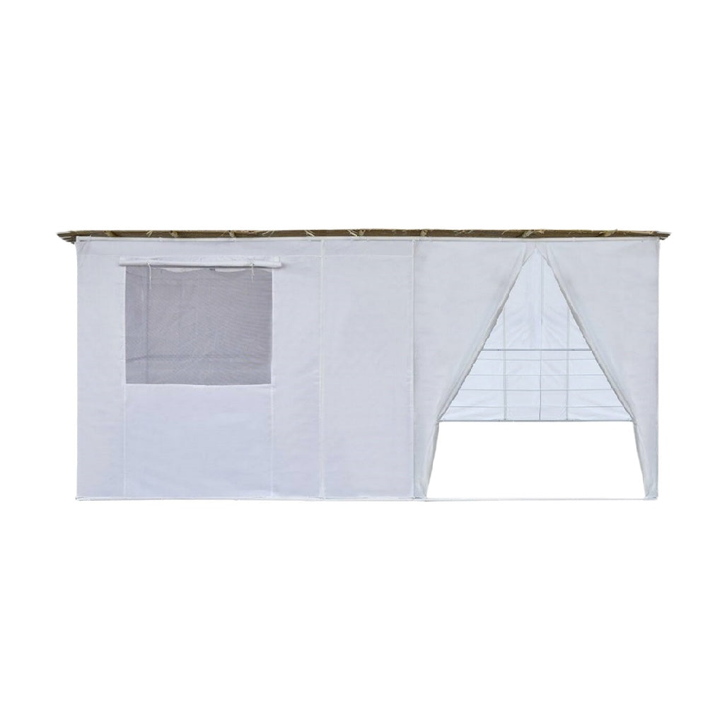 Outdoor Privacy Screen for Garden Use in Fabric - 300 x 150 x 200