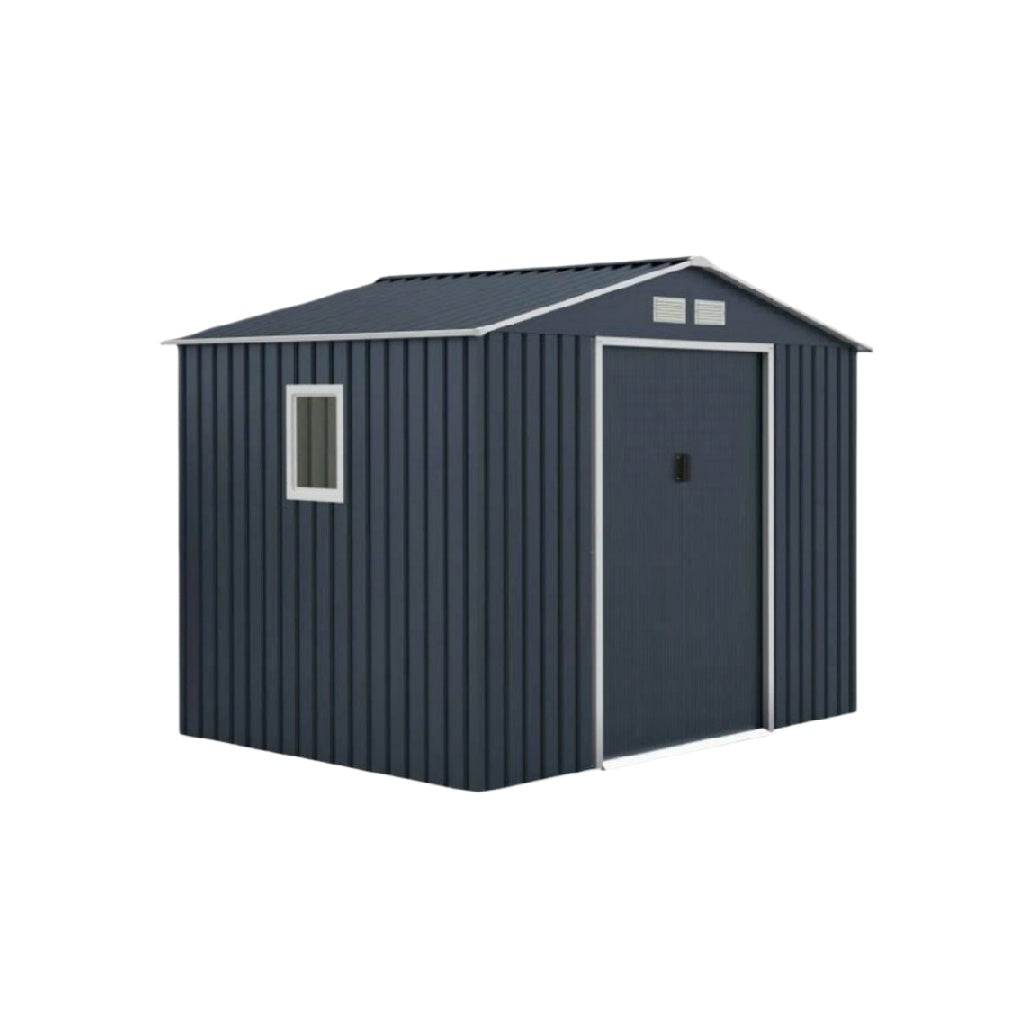 Garden Storage Shed for Tools and Equipment in Metal - 240 x 180 x 200
