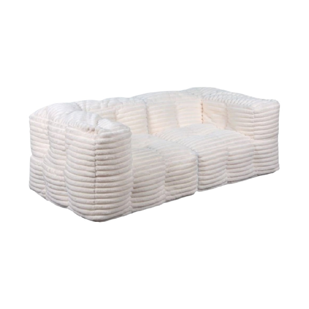 Cotton Upholstered Sofa for Living Room Use in Soft Fabric - 200 x 100 x 70